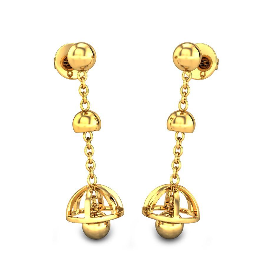 Gold ear hangings hotsell designs latest models