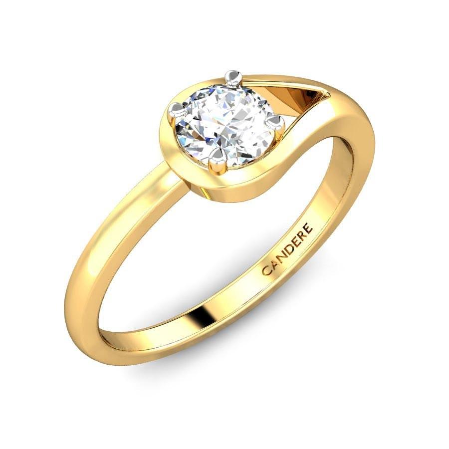 Gold Engagement Ring Designs For Couple