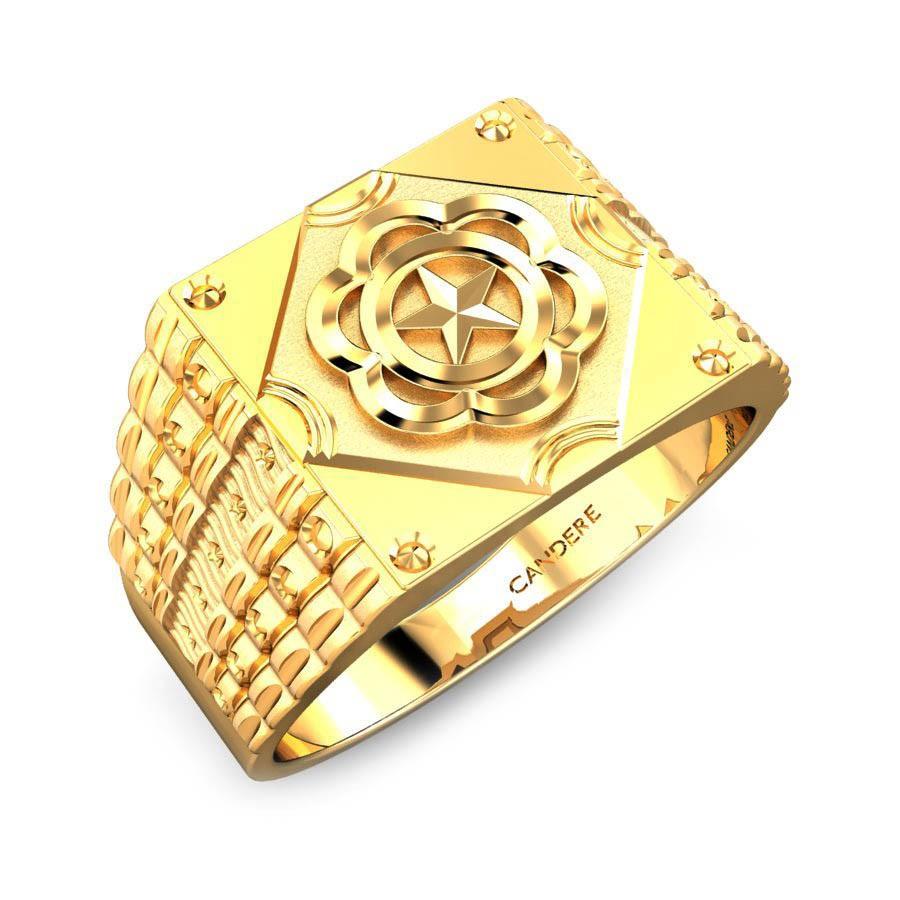 Gold ring hot sale heavy design