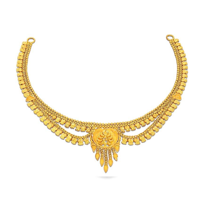 Traditional Gold Necklace Designs In 10 Grams