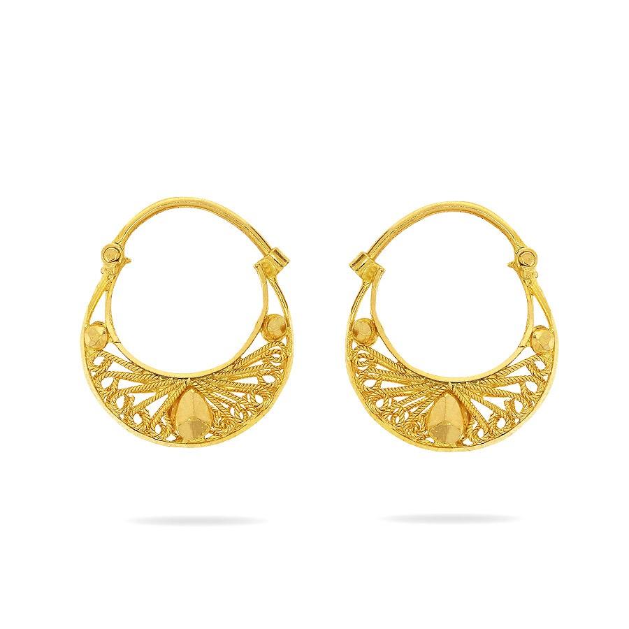 Image result for gold earrings designs in 2 grams  Gold earrings designs  Earrings Designer earrings
