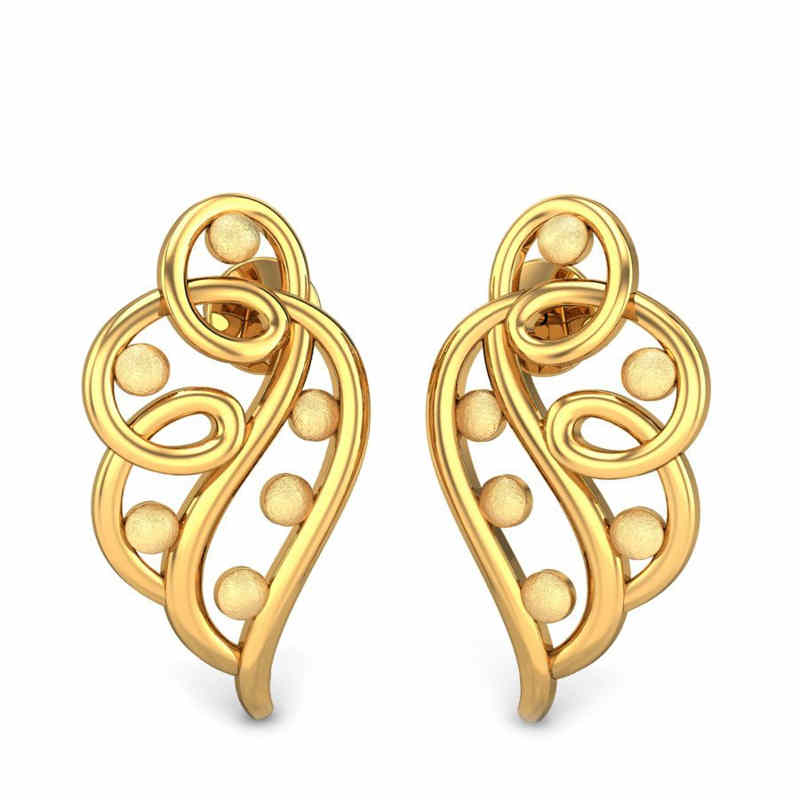 gold earrings collection