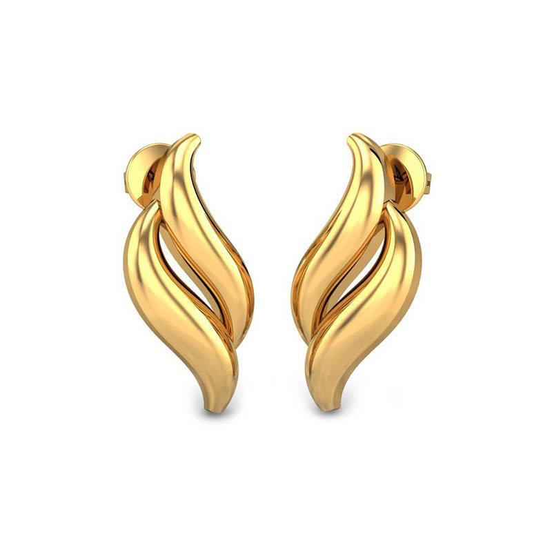 Kalyan jewellers on sale gold ear tops