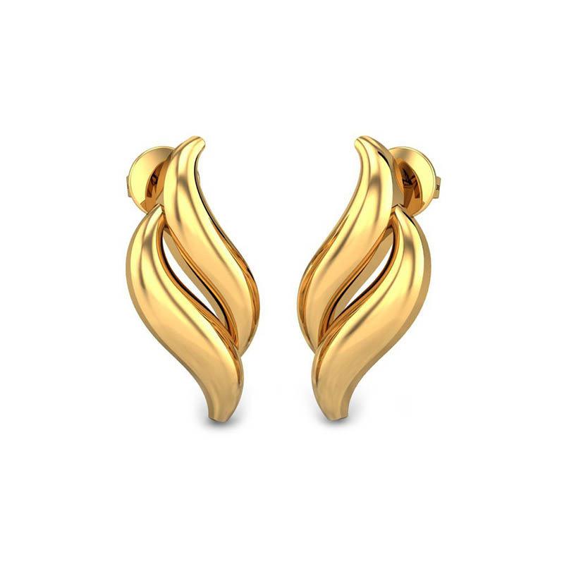 Bali Earrings | Buy Gold And Diamond Bali Earrings Online