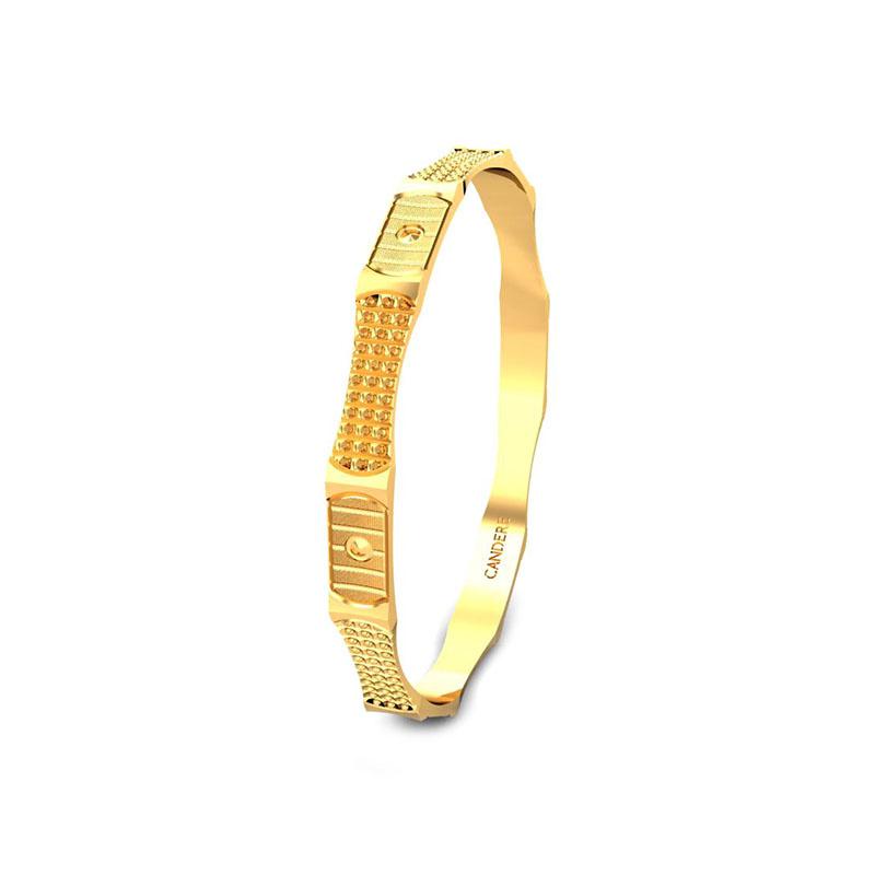 Yellow gold bracelet with spirals – Gioielli Pavan