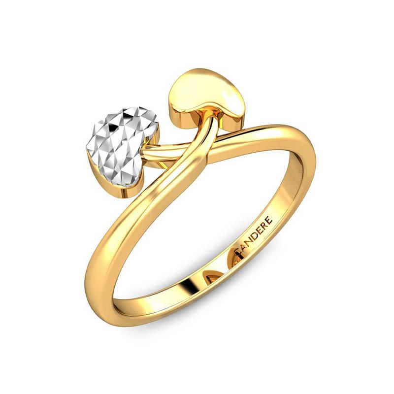 24K Pure Gold Ring : Forget Me Not Flower Design – Prima Gold Official