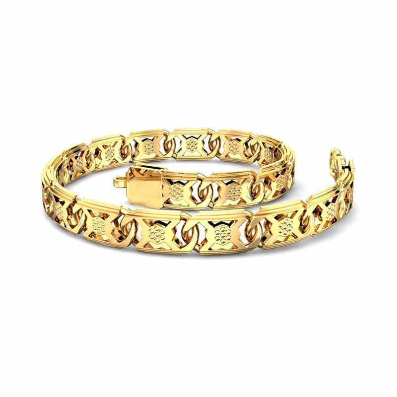 Unique Gents Bracelet - Siva Jewellers-sonthuy.vn