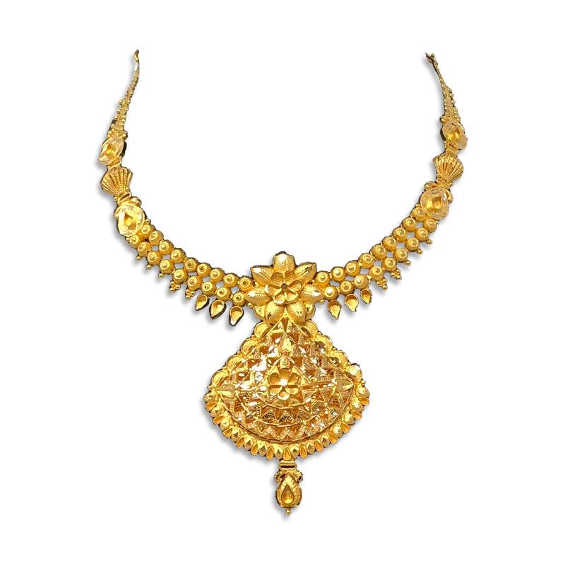 Attigai designs Gold Attigai necklace Kalyan Jewellers