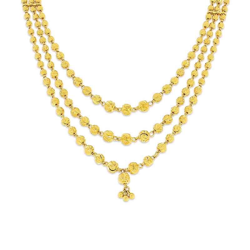 Buy 50 Ball Necklace Models Online Modern Jewellery Kalyan