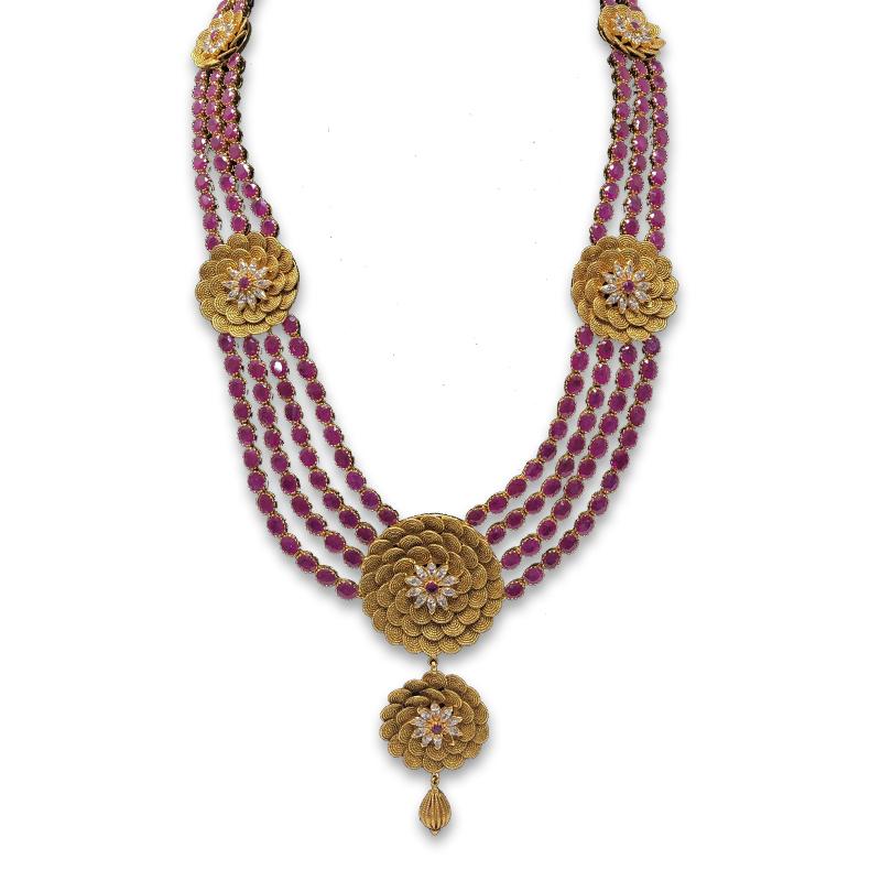 Buy beads necklace online | Kalyan 