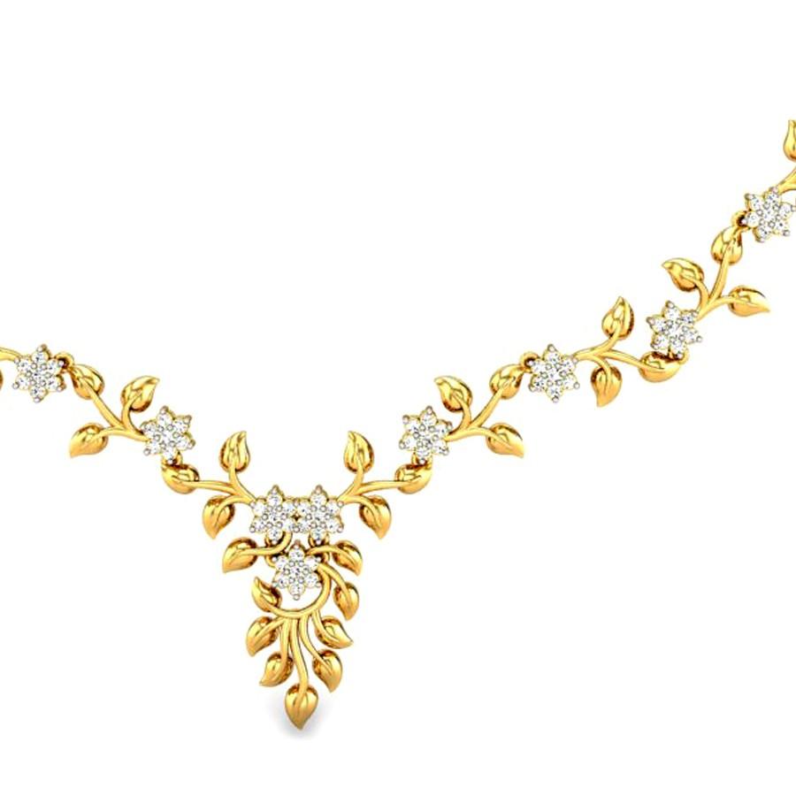 White stone necklace new arrivals designs in gold