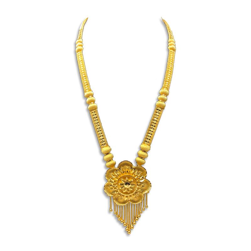 Buy Gold necklace designs in 35 grams online Kalyan Jewellers