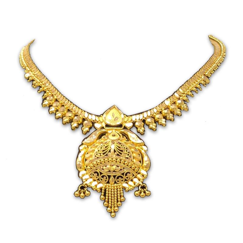 Latest 15 Grams Gold Necklace Designs - [New Collections] • South India  Jewels