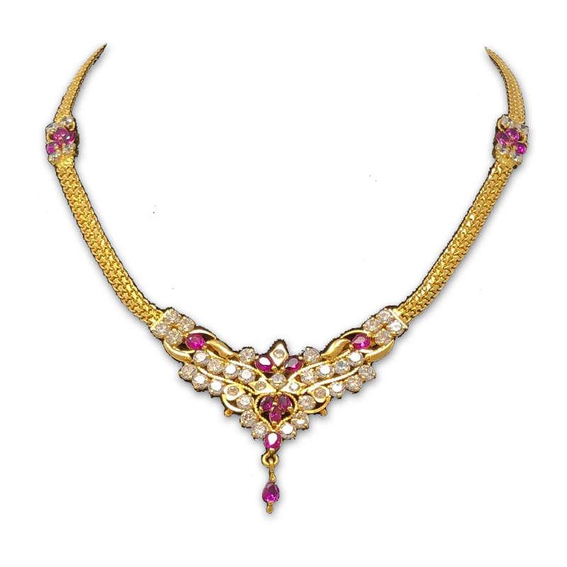 GOLD NECKLACE DESIGNS IN 15 GRAMS WITH PRICE