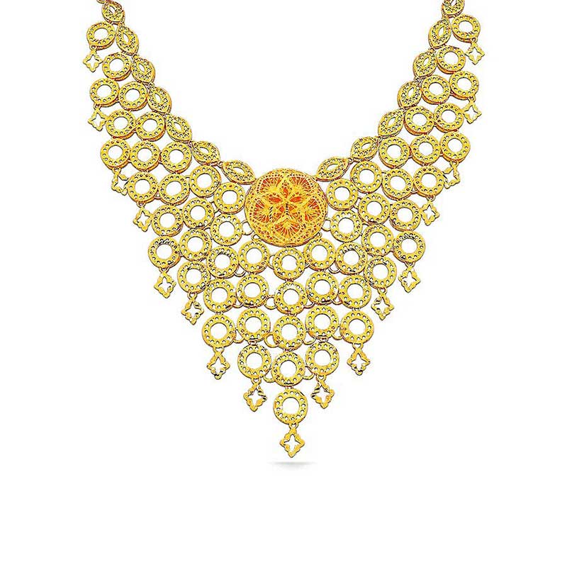 Punjabi gold necklace design top