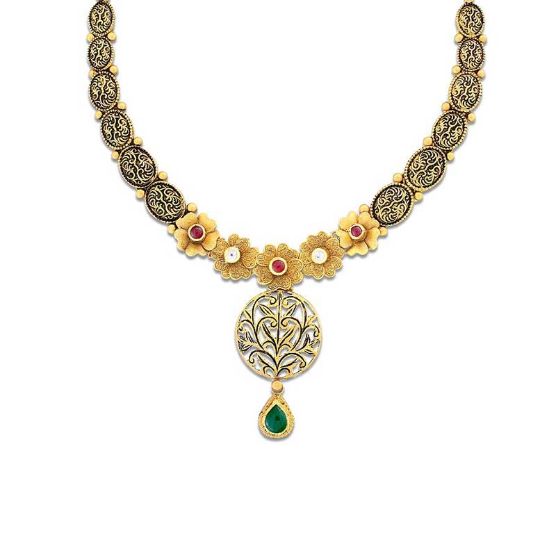 meenakari necklace