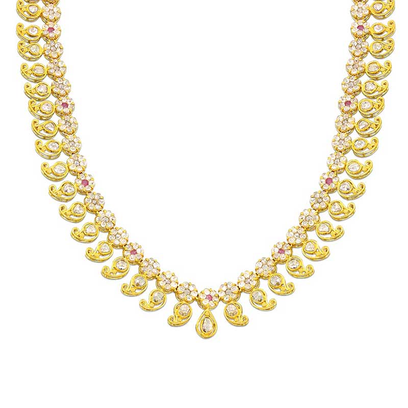 Uncut Diamond Necklace