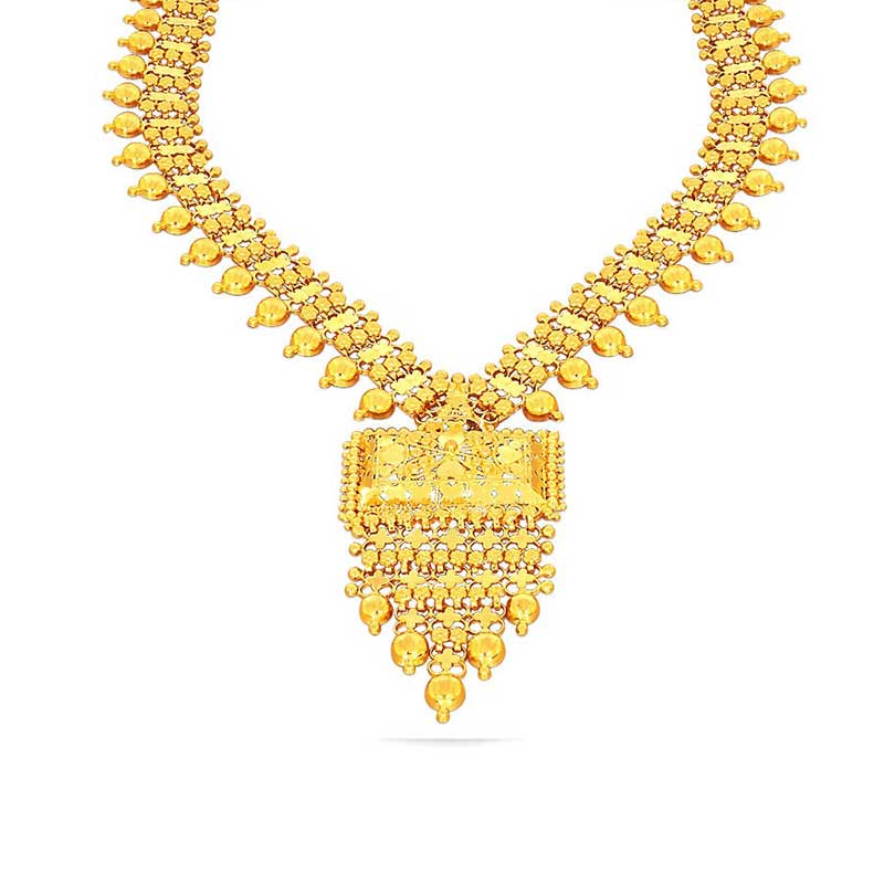 Latest Chandraharam designs Traditional Necklaces Kalyan