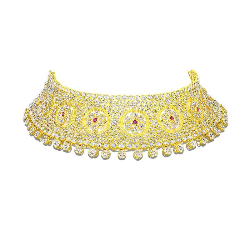 bridal gold necklace
