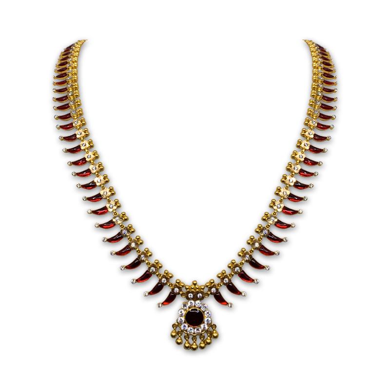 Traditional palakka mala Latest designs Kalyan Jewellers
