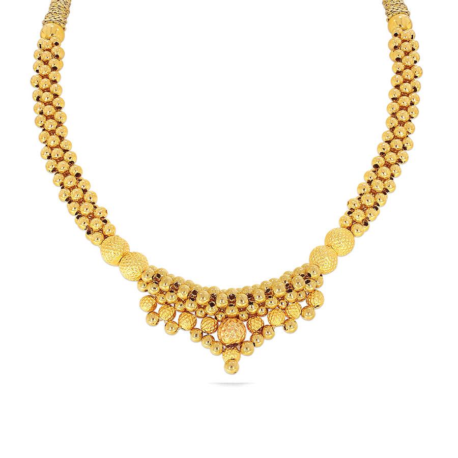 Lightweight Gold Necklace/ Simple Gold Necklace Designs/ Gold Jewellery # gold #necklace #fashion - YouTube