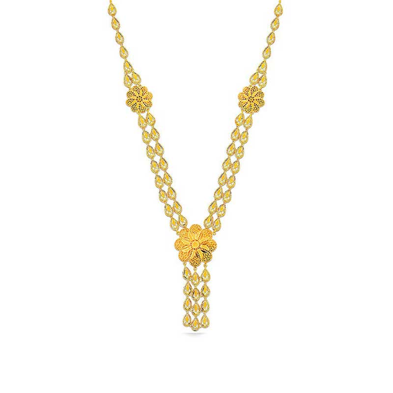 long necklace designs gold