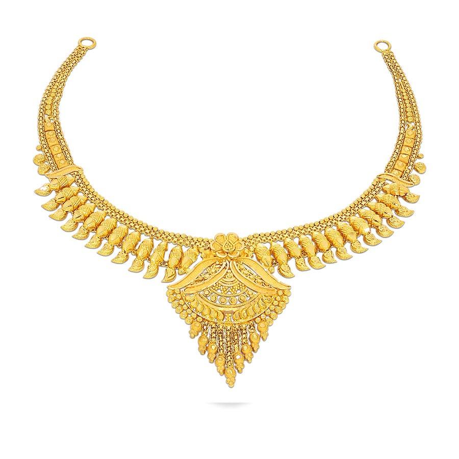Latest Necklace Designs in Gold for Marriage Wedding Necklaces
