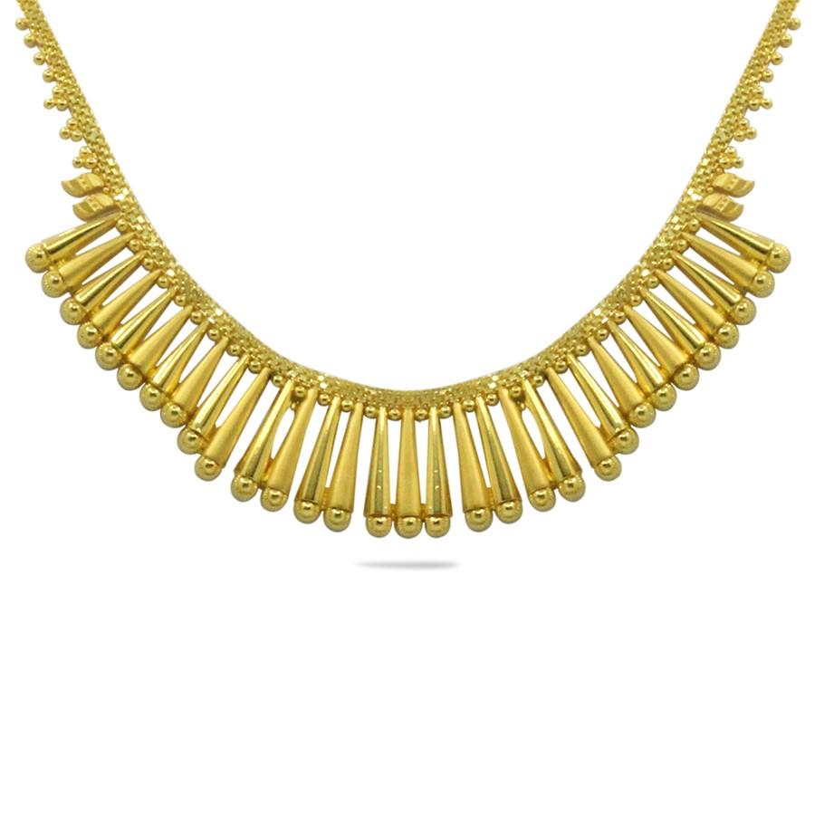 Light Weight Gold Necklace | Art of Gold Jewellery, Coimbatore