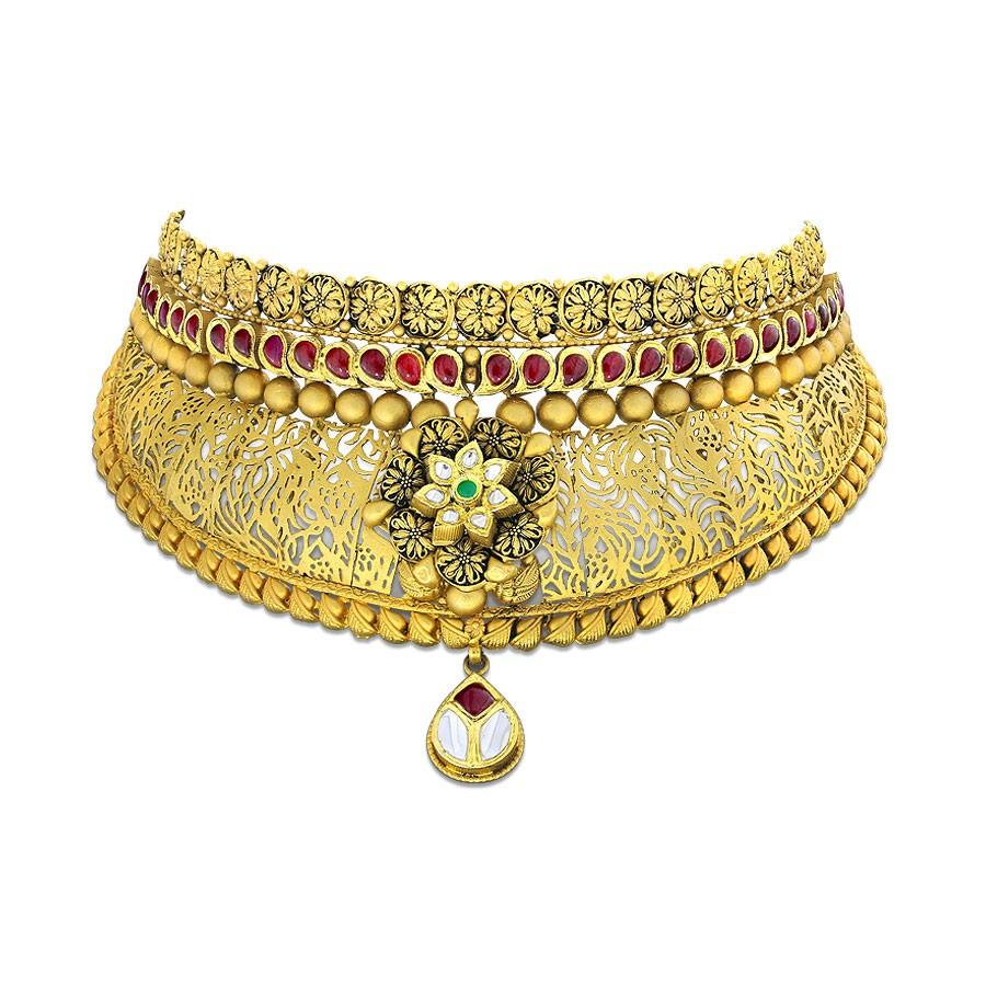 Gold outlet chain chokers