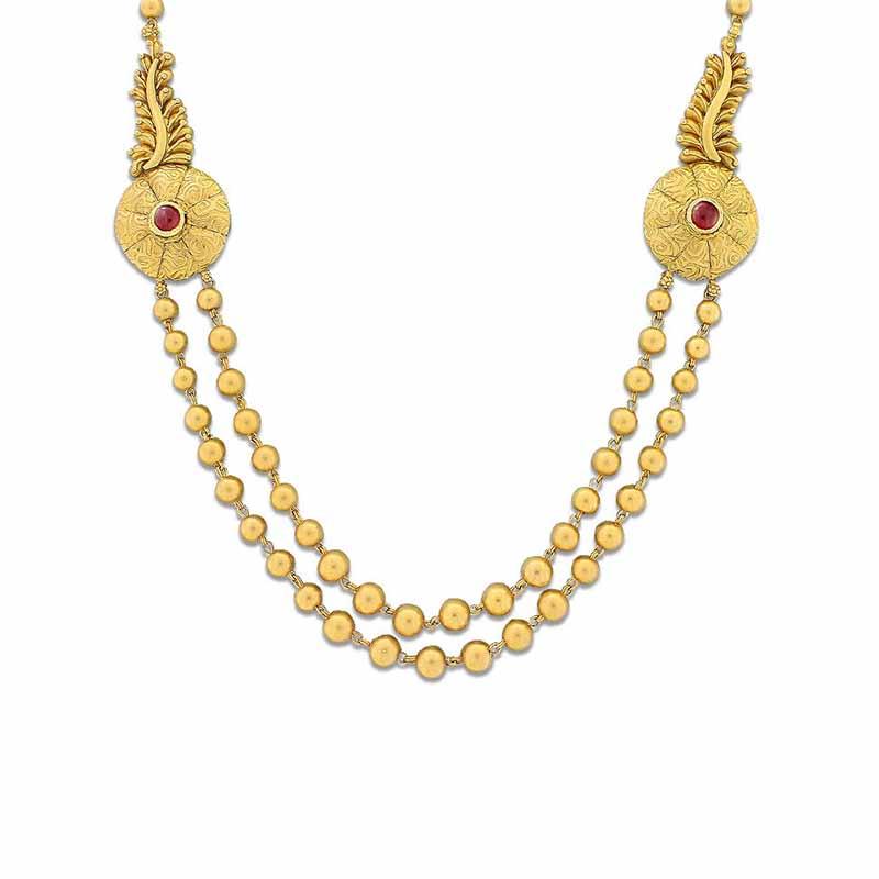 Light Weight Bridal Necklace Light Weight Jewellery Kalyan