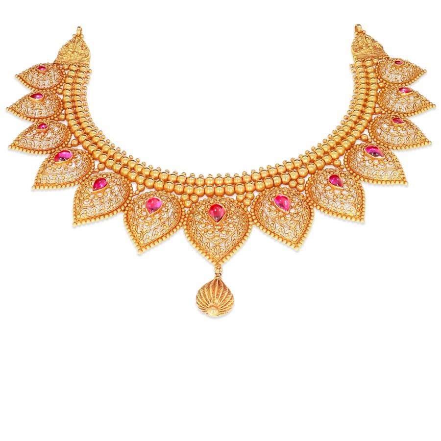 Gold necklace for marriage sale