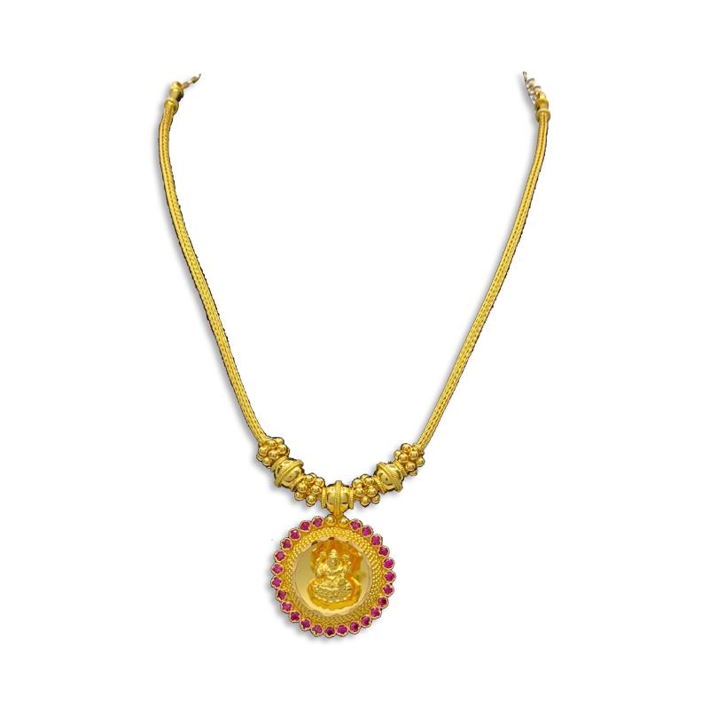 Gold necklace designs in 10 grams with price