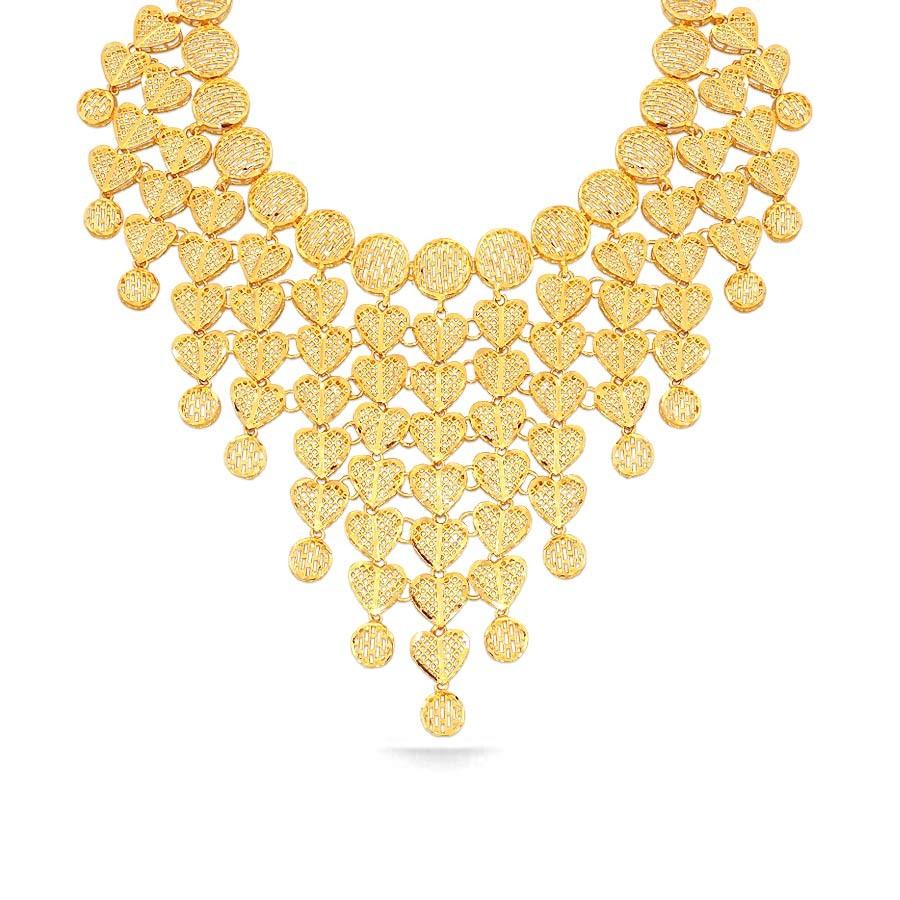 Choker necklace gold