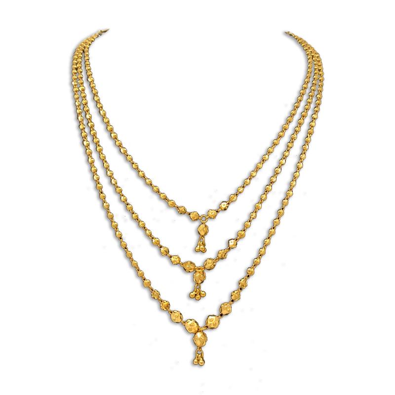 Lightweight gundla mala Latest gundla haram designs Kalyan