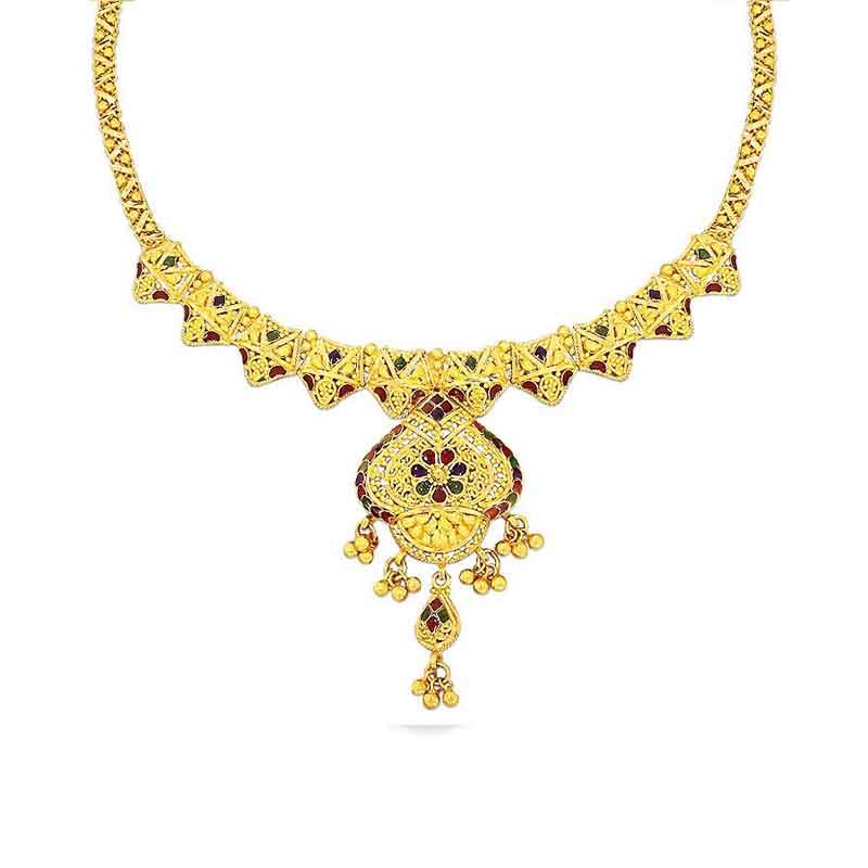 Buy Online Gold Necklace Models Necklace Designs Kalyan