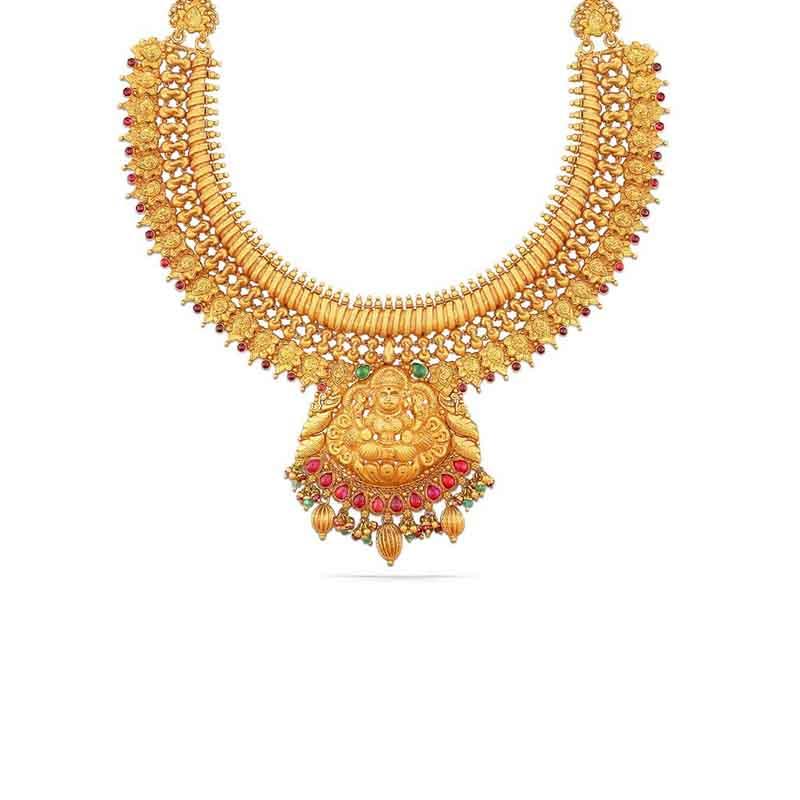 Kalyan jewellers stone necklace online