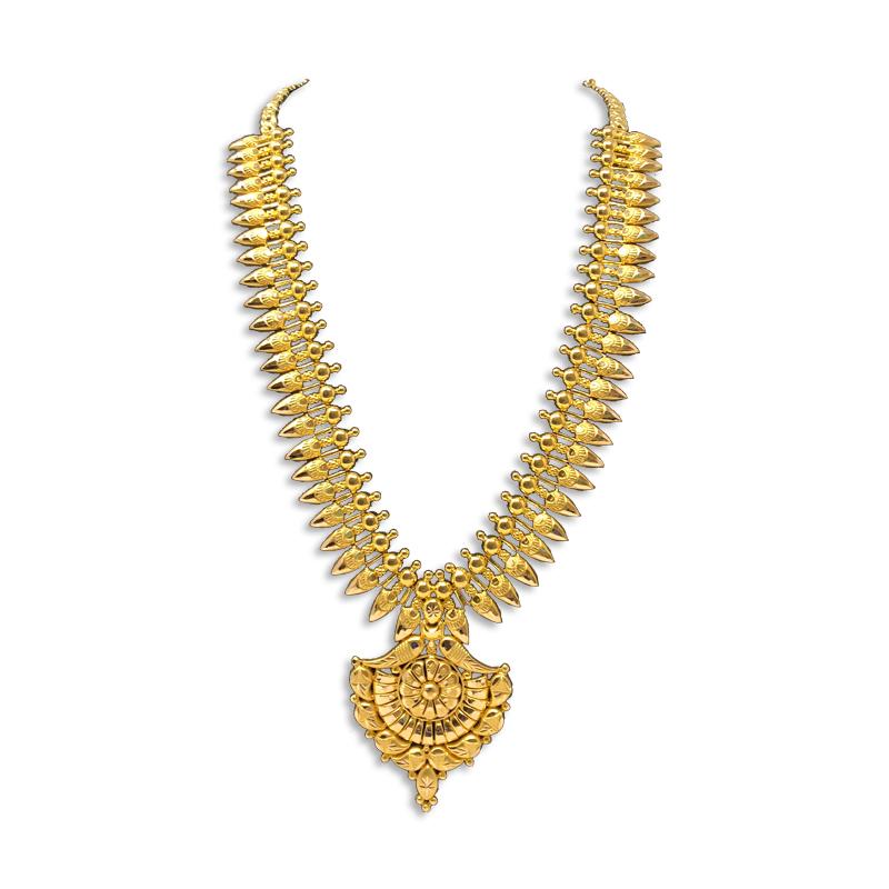 South Indian haram designs Haram necklace set online Kalyan