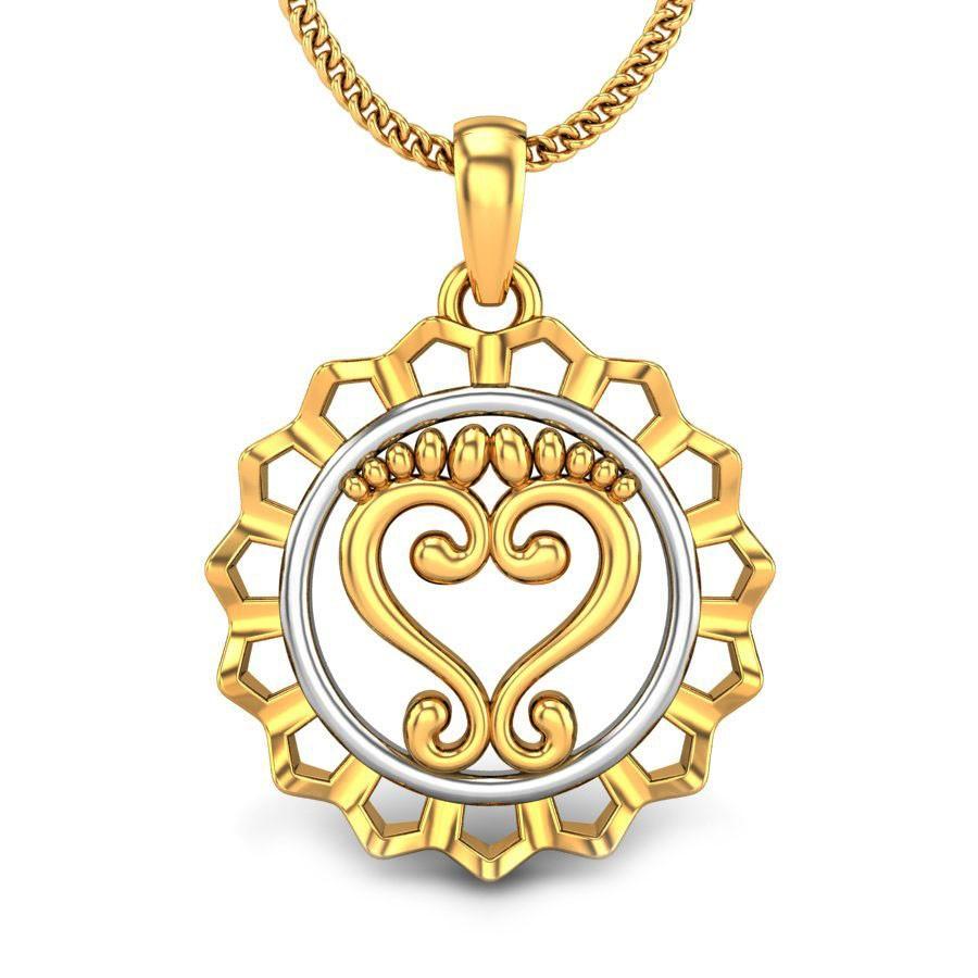 Gold pendant shop kalyan jewellers