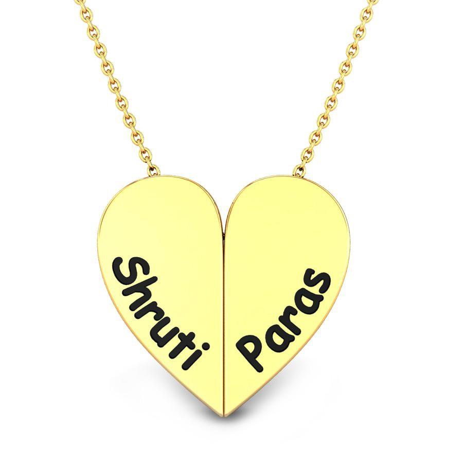 Heart Shaped Gold Pendant Designs
