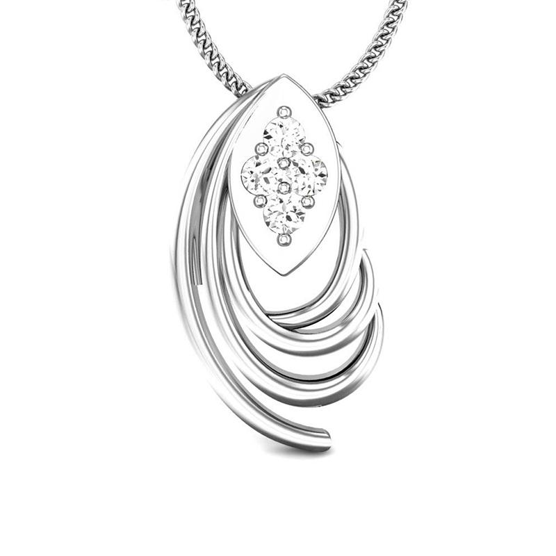 White gold top pendant designs