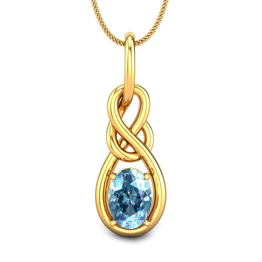 Aquamarine pendants
