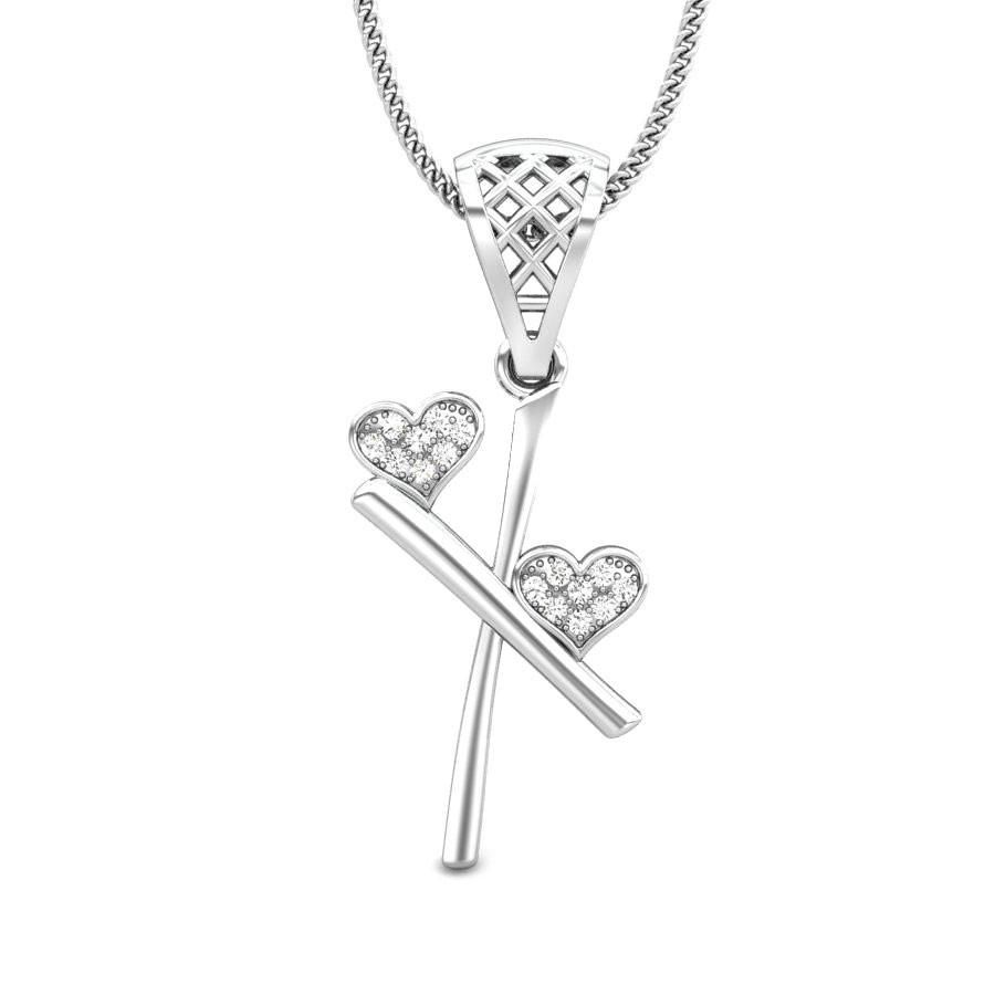 Platinum pendant discount set with price