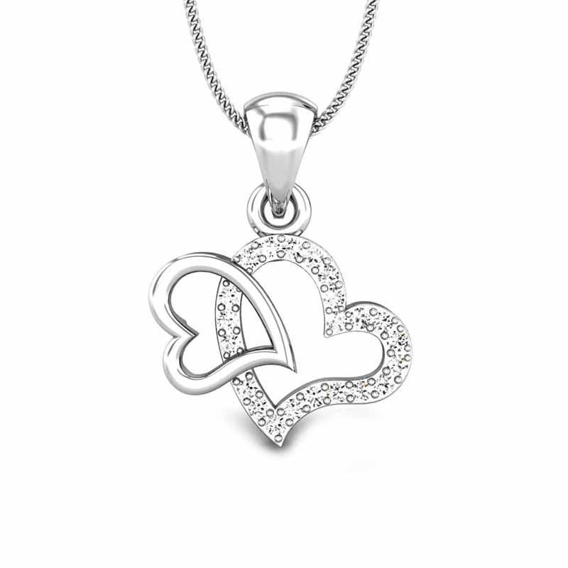Platinum pendant for girl best sale