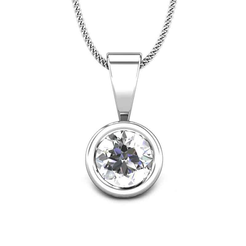Platinum chain with diamond shop locket