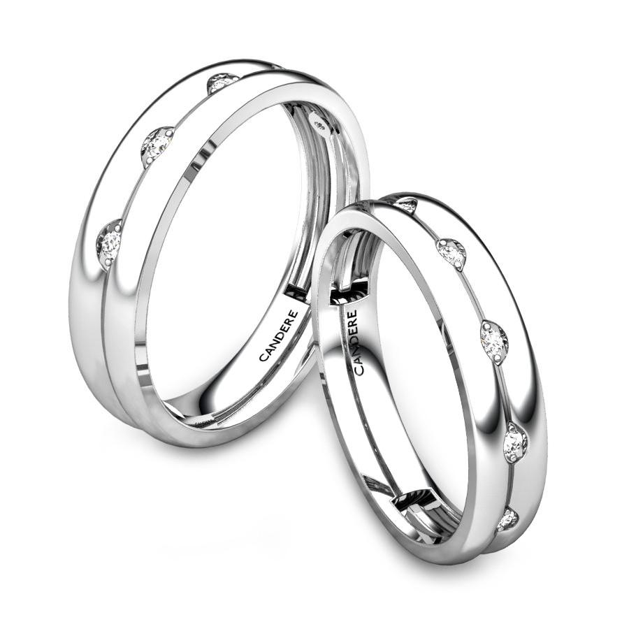 RCF 159 platinum Couple Rings Studded with Diamond – Eria Jewels