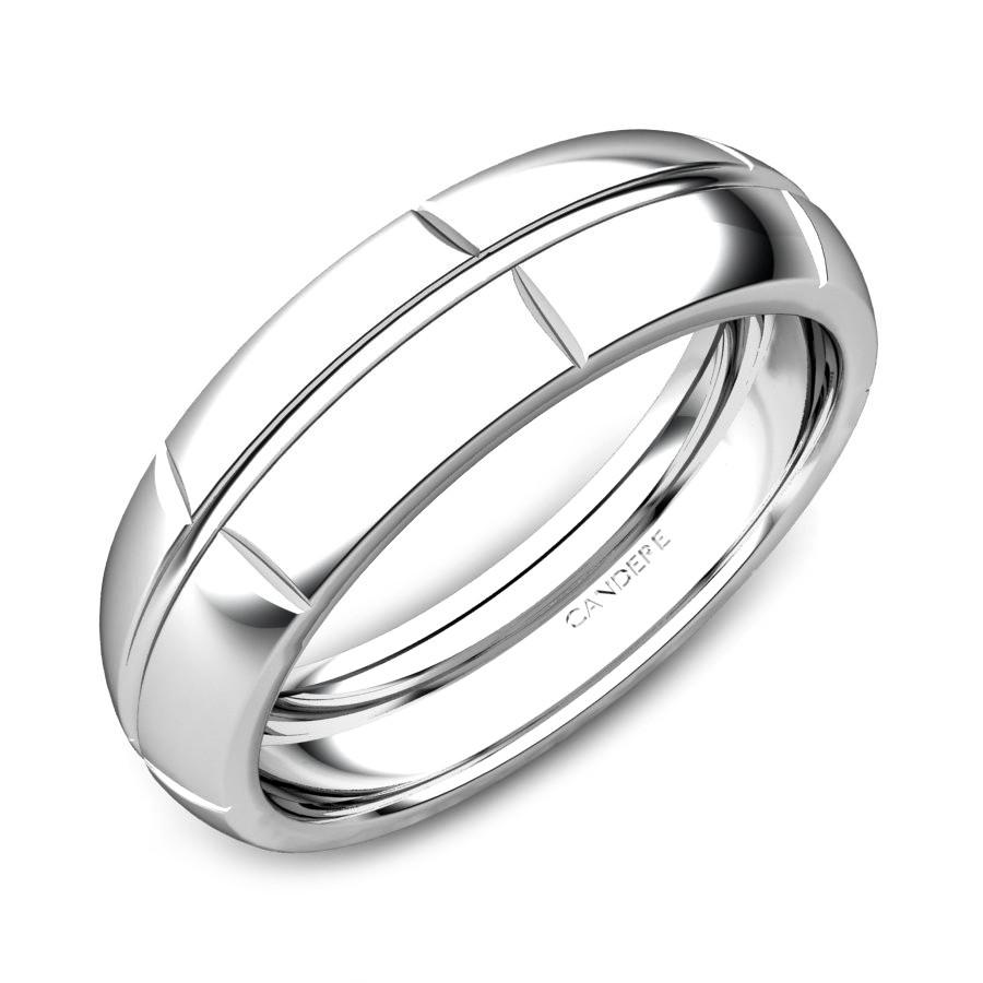Platinum Men's Fancy Wedding Ring | PureJewels UK