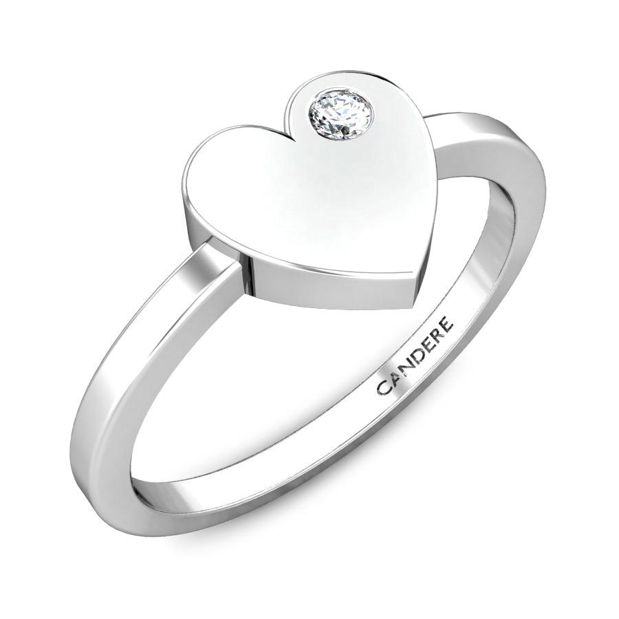 Buy Solitaire Platinum Ring Online in India | Kasturi Diamond