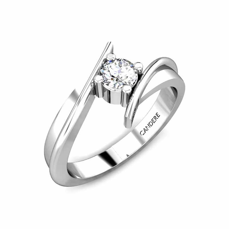 Stevenson Uluru enthousiasme Symbol of Love| Platinum Diamond Rings| Kalyan Jewellers