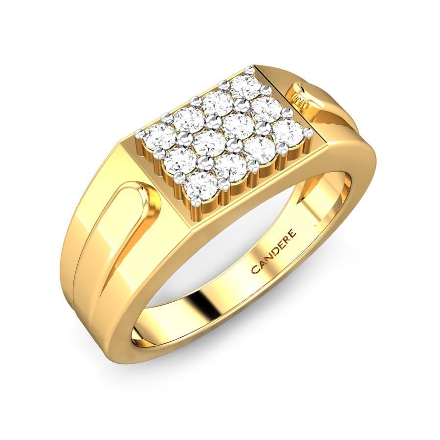 22K Gold Ring For Women with Pearl - 235-GR6634 in 2.600 Grams