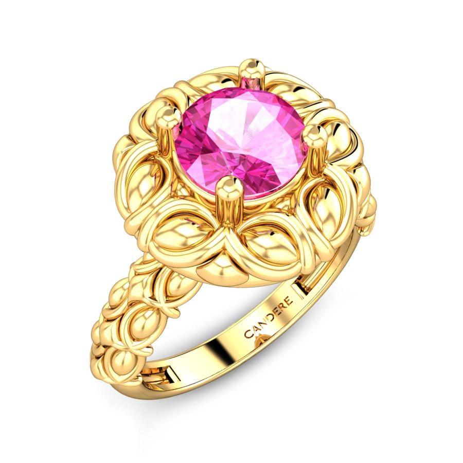 AFREEN PINK SPINEL RING